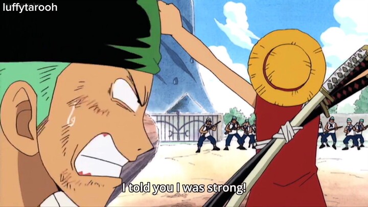 "I told you I was strong!"|One Piece