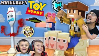 MINECRAFT TOY STORY 4 w/ FGTEEV Boys!  Forky ♥️ Trash Skit / Gameplay