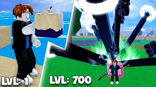 Blox Fruit - Thử Thách Ăn Trái Mochi Nhào Bột ALL BOSS  (level 1 to 700 in Roblox)