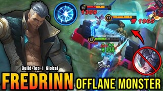 Offlane Monster!! Fredrinn Best Build Offlane!! - Build Top 1 Global Fredrinn ~ MLBB