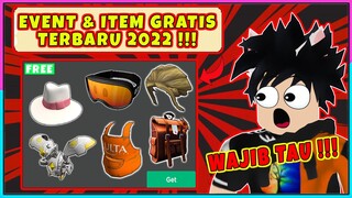[✔️TERBARU💯] EVENT & ITEM GRATIS TERBARU 2022 !!! ITEM SULTAN WAJIB TAU !!! - Roblox Indonesia