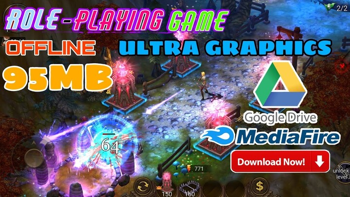 RPG GAME OFFLINE UHD GRAPHICS 95MB OFFLINE | HEROES NEVER DIE