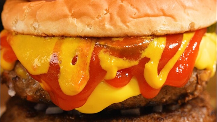 Học trong 60 giây, một chiêu tái tạo burger phô mai hai lớp!