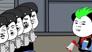 We are here to watch the door...