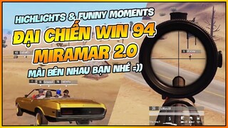 HUYNH ĐỆ TƯƠNG TÀN VÌ SIÊU XE MẠ VÀNG CÙNG WIN94 MỚI ! FUNNY MOMENTS PUBG MOBILE MIRAMAR 2.0