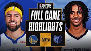 WARRIORS at GRIZZZLIES I FULL GAME HIGHLIGHTS I NBA Playoffs Game 5 I May 11, 2022 I NBA2K22