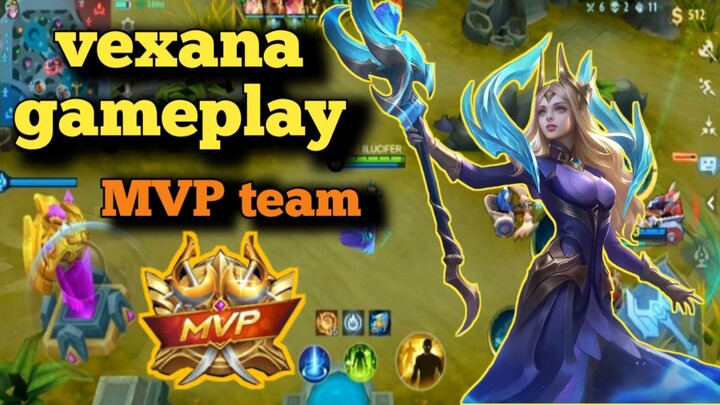 gameplay vexana ❗ jadi support di team auto mvp