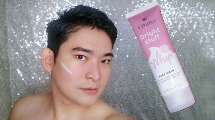EMINA BRIGHT STUFF WHIP FACE WASH | KULIT KERING KOMBINASI | RICHARD THEO SKINCARE REVIEW