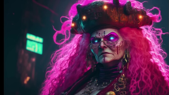 If cyberpunk transformed the characters in "One Piece" into real people, what would they look like? 