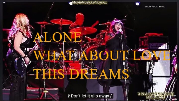 3 in a Row concertz1feat. HEART band