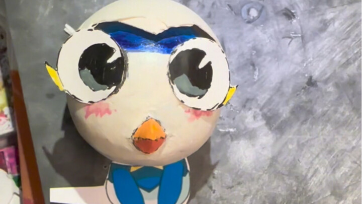 My mother actually put me and the eggshell together
