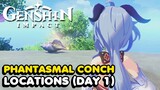 Genshin Impact 2.8 - All Phantasmal Conch Locations (Day 1)