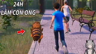 THỬ THÁCH 24H LÀM CON ONG | GNDTT | Bee Simulator