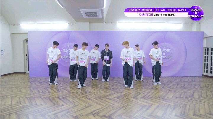 BOYS2PLANET FINAL DEBUT BATTLE (Killing Part) - BRAT ATTITUDE - ZHANG JIAHAO - MIRRORED