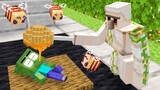 Monster School: Good Iron Golem Save Baby Zombie With Pure Honey - Sad Story - Minecraft Animation