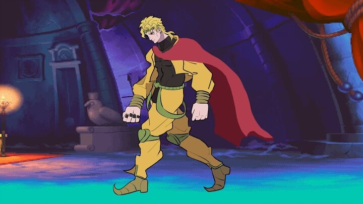 DIO is patrolling his territory