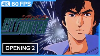 City Hunter Opening 2 | Creditless | 4K 60FPS AI Remastered