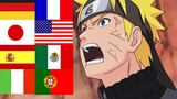 The various language versions of Naruto's roaring dubbing made me laugh so hard that I couldn't hold