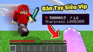 Minecraft Bedwars, Chế Độ Bàn Tay Sức Mạnh 1.000.000 Và Cây Cầu Vô Hạn Tiêu Diệt Noob Team