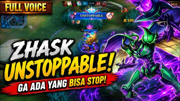 AUTO BERTEKUK LUTUT! DETIK-DETIK ZHASK BANGKHIDS JADI MONSTER UNSTOPPABLE! | MLBB