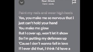 heart attack song lyrics