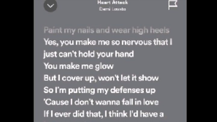 heart attack song lyrics