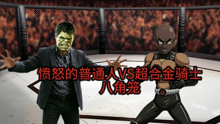 Hulk’s intellect + Banner’s strength VS the Unlicensed Knight’s physique + Black Lantern’s mindset—w