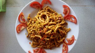 Món chay .bóng cá chấy sả nghệ ngon tuyệt vời