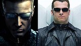 Resident Evil classic scene game and live-action movie comparison