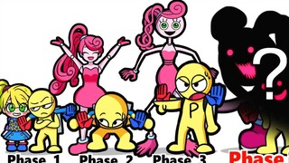 美少女变身！FNF comparison Battle Mommy Long Legs VS Player poppy playtime