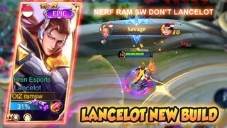 SAVAGE !!! LANCELOT NERF, LANCELOT BUILD TERBARU LANGSUNG SAVAGE GUYS