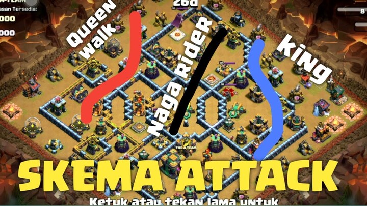 SKEMA ATTACK QUEEN WALK BIAR MULUS COC INDONESIA