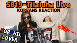 SB19-Tilaluha LIVE on Wish 107.5 reaction｜ Korean reaction