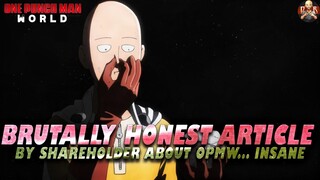 [One Punch Man World] - The REAL STATUS of what's going on with OPMW & The Dev team! MUST WATCH