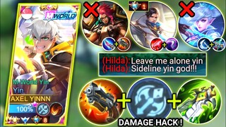 YIN VS PRO GRANGER AND ANNOYING HILDA IN SIDELANE | YIN NEW EMBLEM 2023 | MOBILE LEGENDS