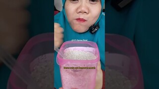 DYMA |ASMR RAW RICE EATING |Makan Beras | asmrrawriceeating| #asmrsounds  #asmr #shorts #mukbang(3)