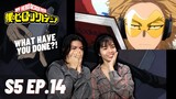 Seriously?! | My Hero Academia Season 5 Ep. 14 [僕のヒーローアカデミア 14話} | tiff and stiff reaction video