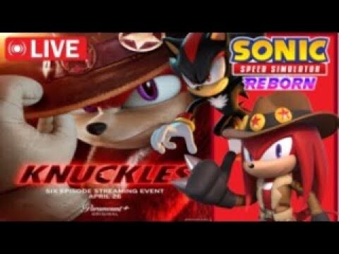 Knuckles Paramount+ Livestream!! Knuckles and Shadow Play Sonic Speed Simulator!! #2 - Act 1
