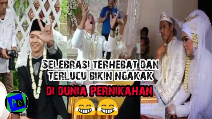 Tidak hanya sepak bola.!! Akad nikah juga ada selebrasinya