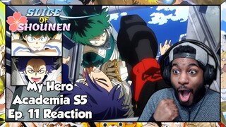 My Hero Academia Season 5 Episode 11 Reaction | MIDORIYA VS SHINSOU ROUND 2 IS LOOKING CRAZY!!!