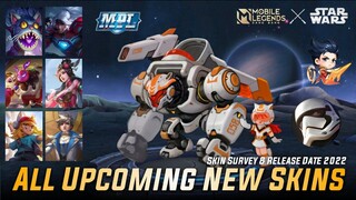 MOBILE LEGENDS NEW SKIN - ALL UPCOMING 76 NEW SKINS 2022 - JULY STARLIGHT SKIN 2022 | ML LEAKS