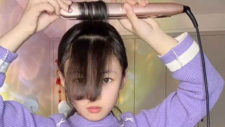 Hướng dẫn uốn tóc mái đúng cách