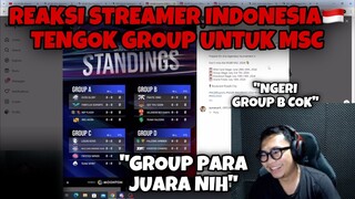 REAKSI STREAMER INDONESIA🇮🇩 TENGOK GROUP UNTUK MSC - ONIC ID VS SRG MY 🔥