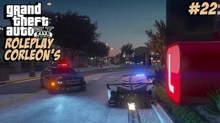 PELARIAN JENIUS, MENCURI MOBIL SUPER POLISI - GTA 5 ROLEPLAY : THE CORLEON'S (22)