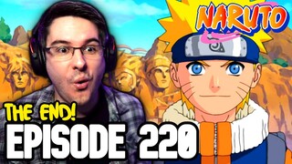 THE FINALE! | Naruto Episode 220 REACTION | Anime Reaction