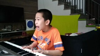 [Music]A kid playing <Flight of the Bumble-bee>