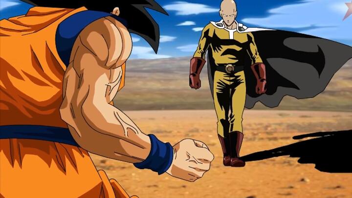 [ONE PUNCH-MAN X Dragon Ball Super] Saitama VS Goku
