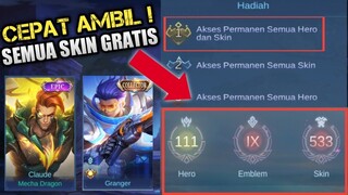 LOGIN SEKARANG ! SEMUA SKIN & HERO GRATIS PERMANEN !! ADA YANG DAPET ? LUCKY STAR 2021