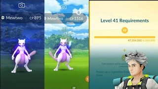 From Level 1 catching a  Shadow Mewtwo twice.