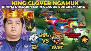 KING CLOVER NGAMUK PAKE CLAUDE MERINDING GW ‼️ BRANZ KETAR KETIR GINI MAH - EVOS VS BAIM WONG GAME 1